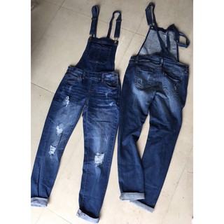 Váy yếm jean xuất dư