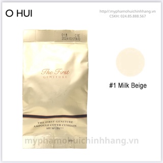 Xả hàng giá sỉ lõi phấn vip tinh chất vàng 24k ohui the first geniture ampoule cover cushion 15gr chống nắng spf50+/pa++