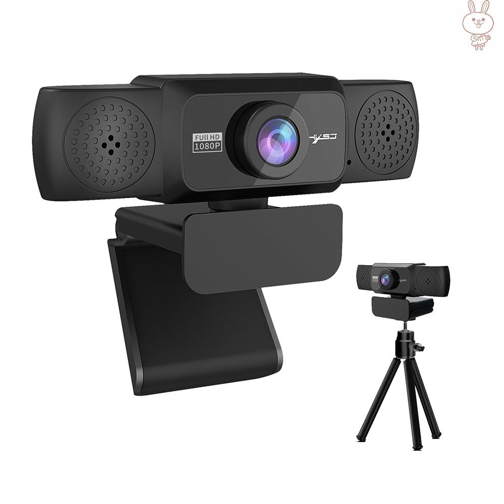 Camera Hxsj S5 Hd 1080p 8m Tích Hợp Micro Hấp Thụ Âm Thanh Có Thể Điều Chỉnh Độ Cao Cho Laptop / Máy Tính Để Bàn Tv Box