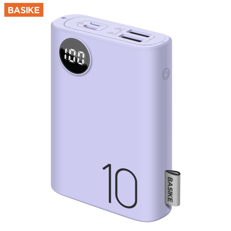 Basike-PF23P Pin Sạc Dự Phòng 10000 mAh Có Đèn LED Hiển Thị