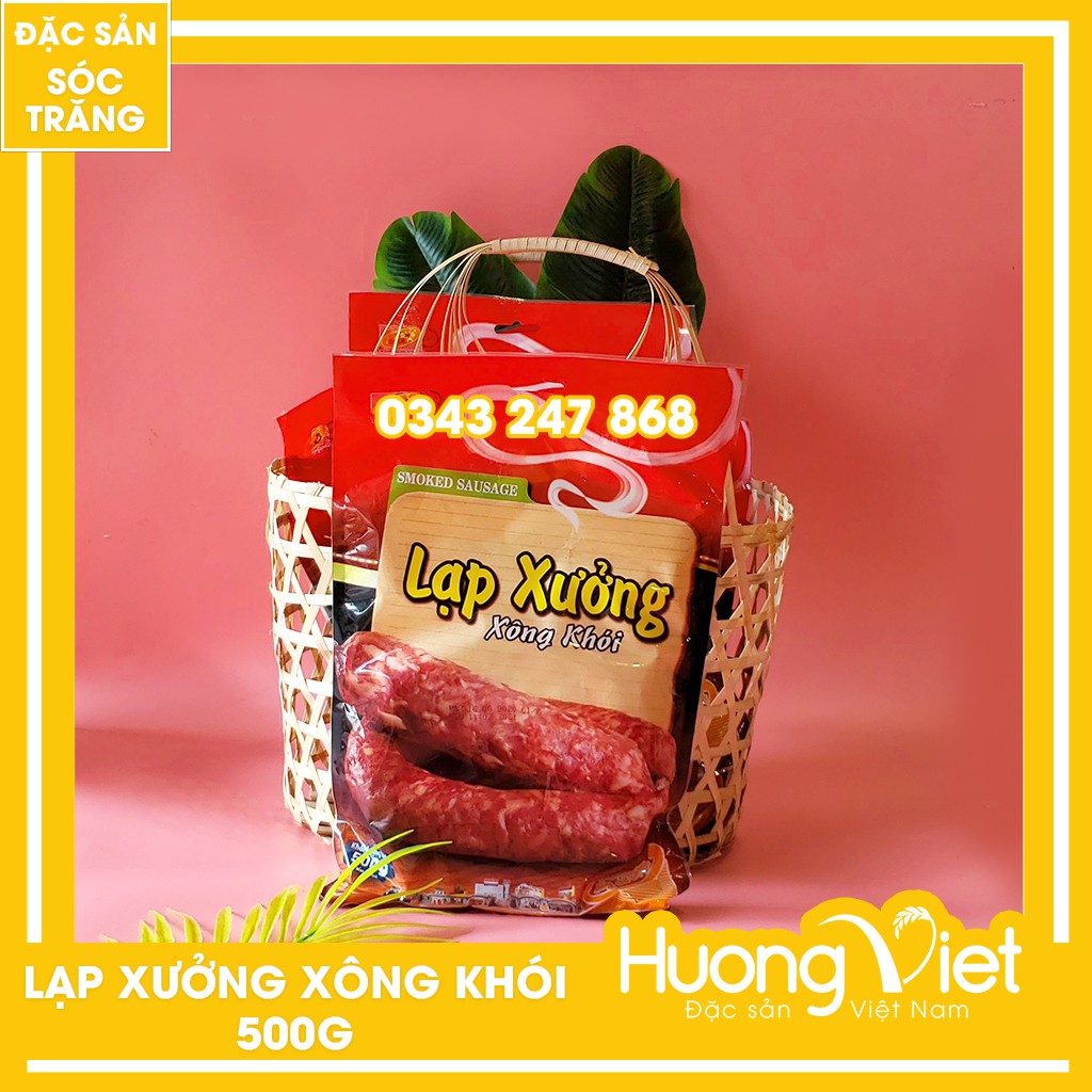 Combo 6 vị lạp xưởng Sóc Trăng - Đặc sản lạp xưởng Mai Quế Lộ Tân Huê Viên + KÈM QUÀ TẶNG