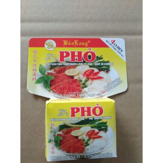 viên gia vị nấu phở bò BẢO LONG [gói 4 viên /75g]