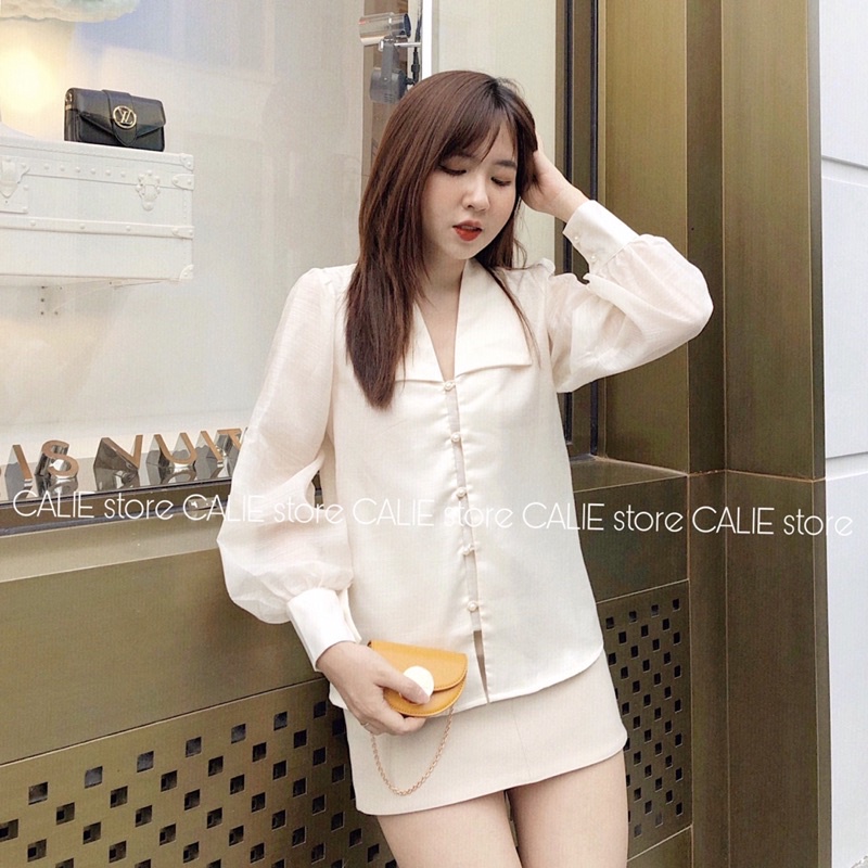 SƠ MI HOẠ TIẾT HOA CALIE STORE