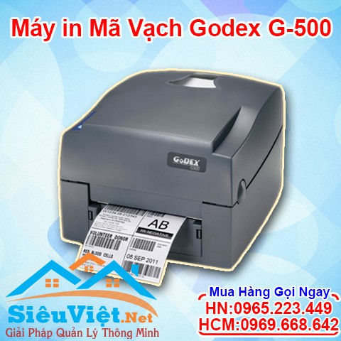 Máy in tem mã vạch Godex G500 Hàng Nhập Khẩu