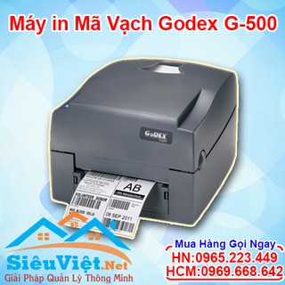 Máy in tem mã vạch Godex G500 Hàng Nhập Khẩu