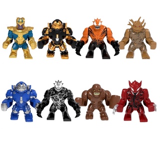 Bộ đồ chơi lắp ghép GOROCK hình các nhân vật Marvel sáng tạo vui nhộn cho bé trên 3 tuổi