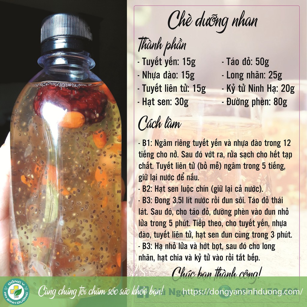 [Sét 8-9 bát chè] Chè dưỡng nhan - Gìn giữ tuổi thanh xuân | BigBuy360 - bigbuy360.vn