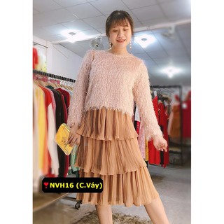 CHÂN VÁY XẾP LY 3 TẦNG