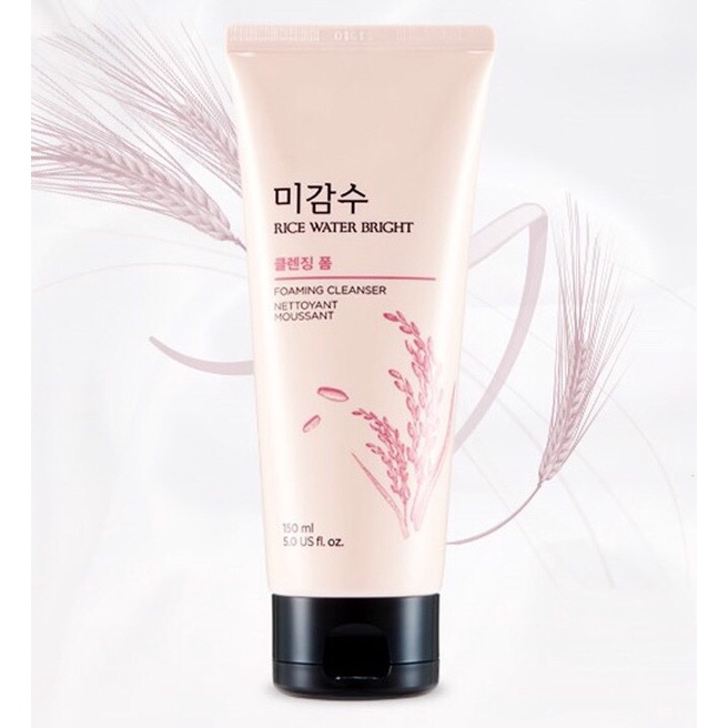 Sữa Rửa Mặt Gạo The Face Shop không hạt Rice Water Bright 150ml