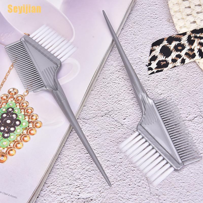 Lược chổi cọ nhuộm tóc 2 đầu 1 đầu loại rẻ ( Hair dying comb )Tận Gốc Hàng Chuẩn Lông Mềm Nhựa Dẻo Cao Cấp