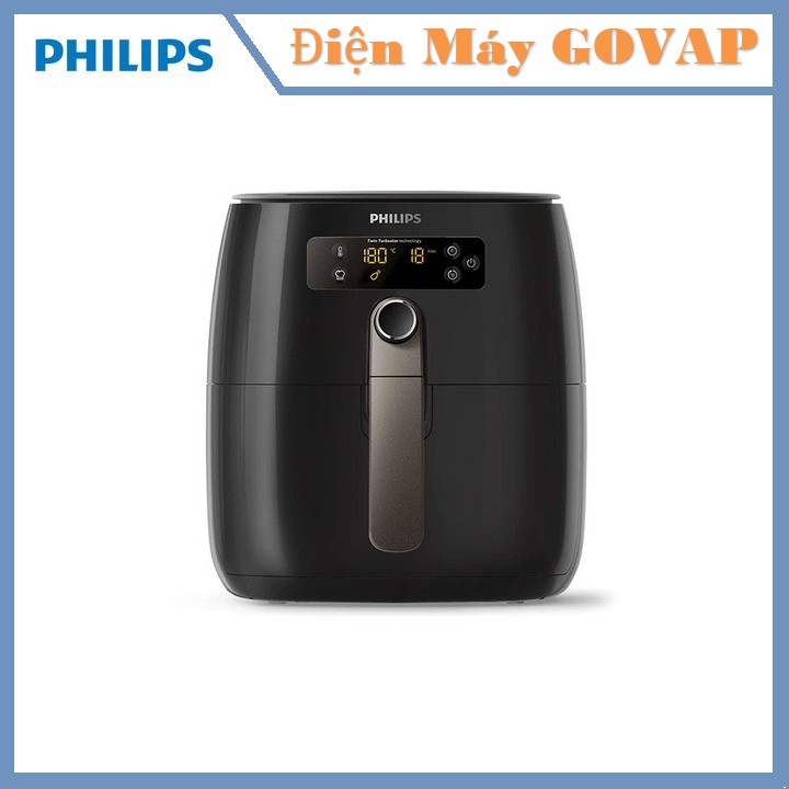 Nồi chiền không dầu philips HD9745, 1500W, công nghệ Loại bỏ chất béo, có vĩ nướng bánh, bảo hành 2 năm toàn cầu