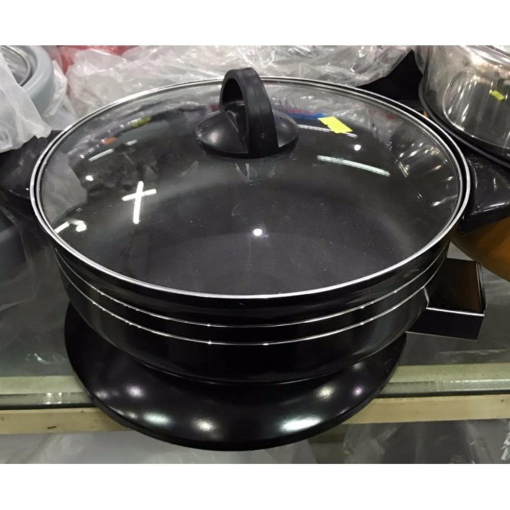Lẩu điện đa năng Chafing Dish RFT120 2,5L(Đen)