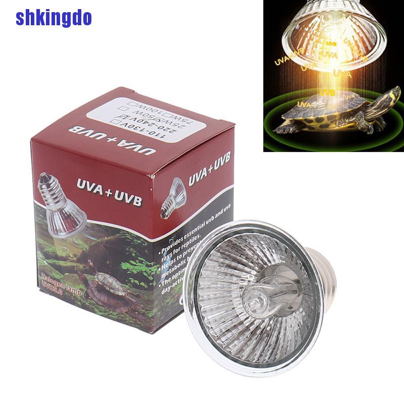 Bóng Đèn Sưởi Ấm Cho Thú Cưng Bò Sát 25 / 50 / 75w Uva + Uvb 3.0