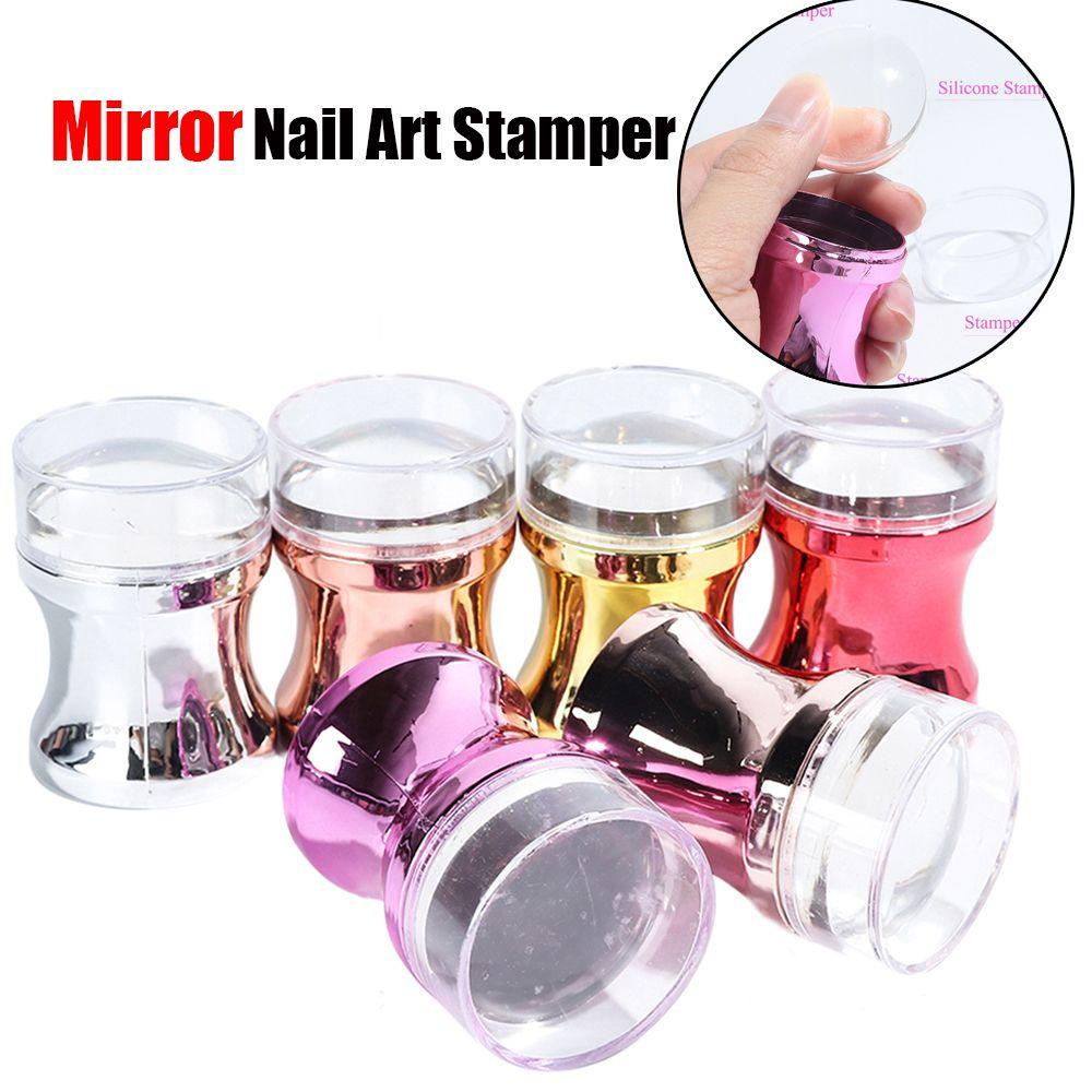 Dụng Cụ In Hình Móng Tay Tráng Gương DIY Mới