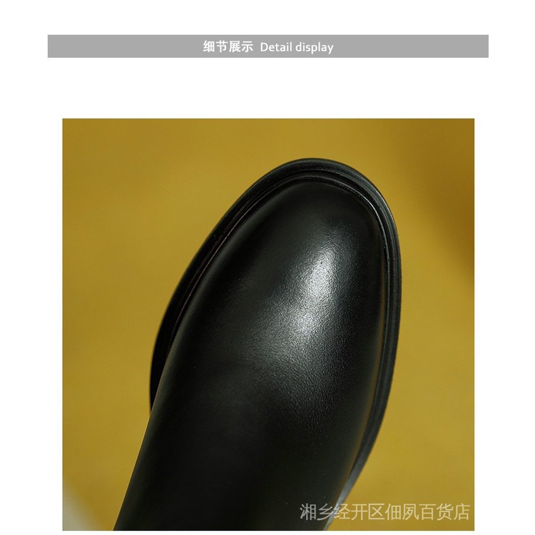 Giày Bốt Martin Cổ Thấp Phong Cách Anh Quốc Thời Trang Xuân Thu 2021 Cá Tính Cho Nữ