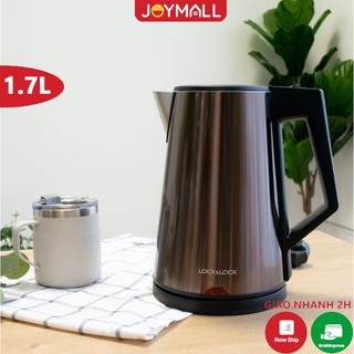 Ấm đun siêu tốc 2 lớp cách nhiệt Lock&Lock EJK631 1.7L - Hàng chính hãng, bảo hành 12 tháng, Tự ngắt điện - JoyMall