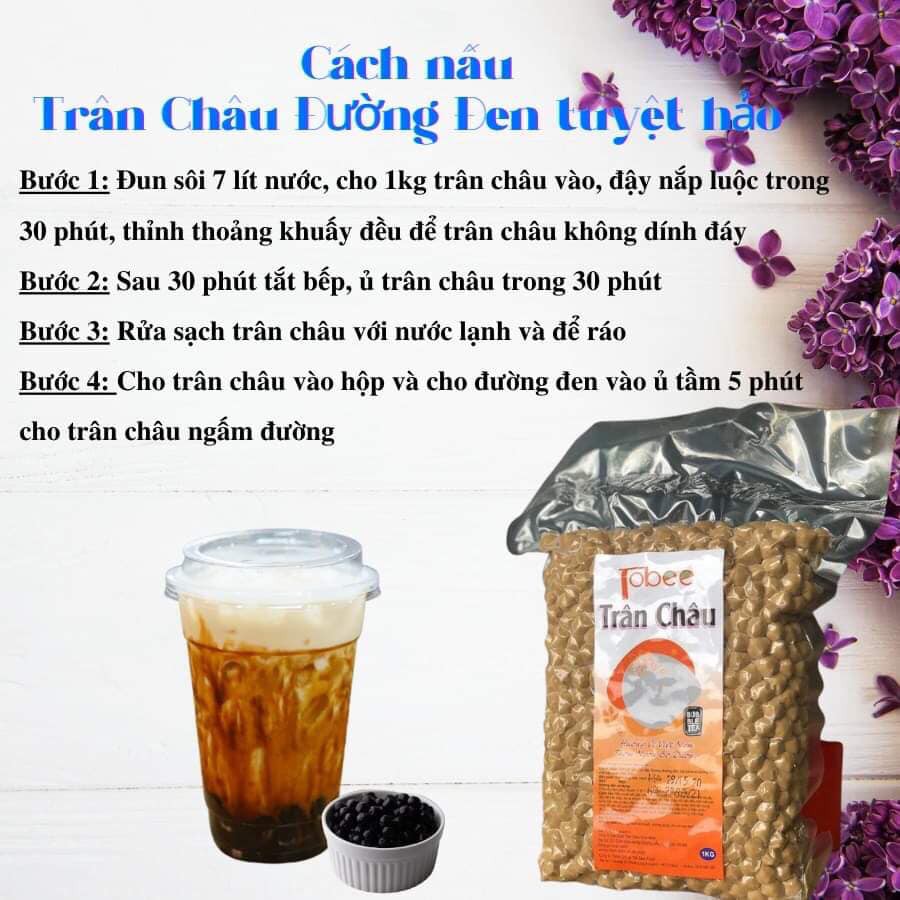Trân châu đen caramel Douxian túi 1kg