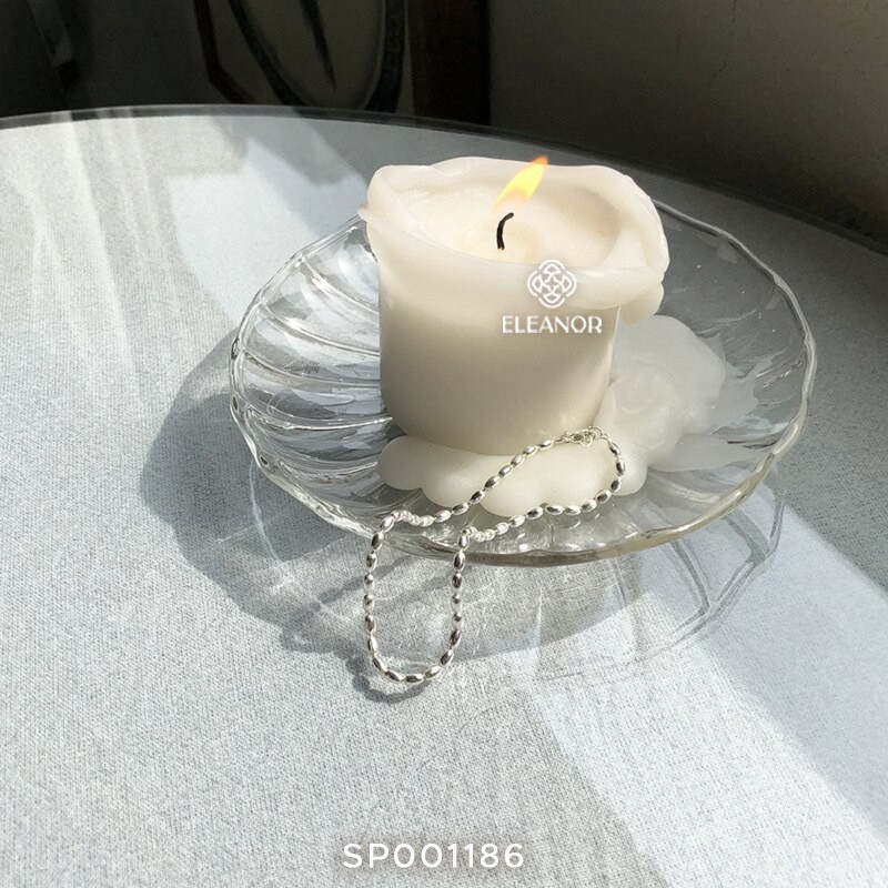 Lắc chân bạc nữ Eleanor Accessories kiểu dáng basic nữ tính dễ thương