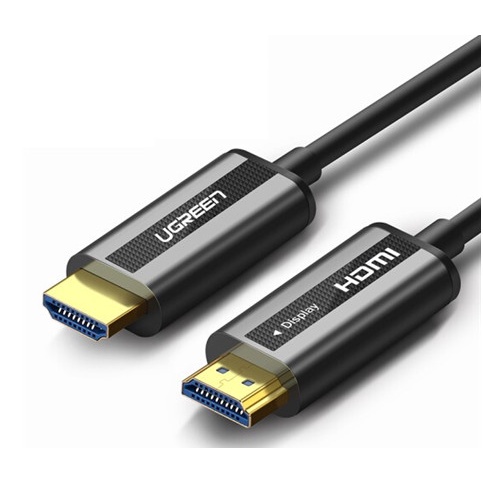 Cáp HDMI 2.0 sợi quang hợp kim kẽm 30m hỗ trợ 4K/60Hz chính hãng Ugreen 50217