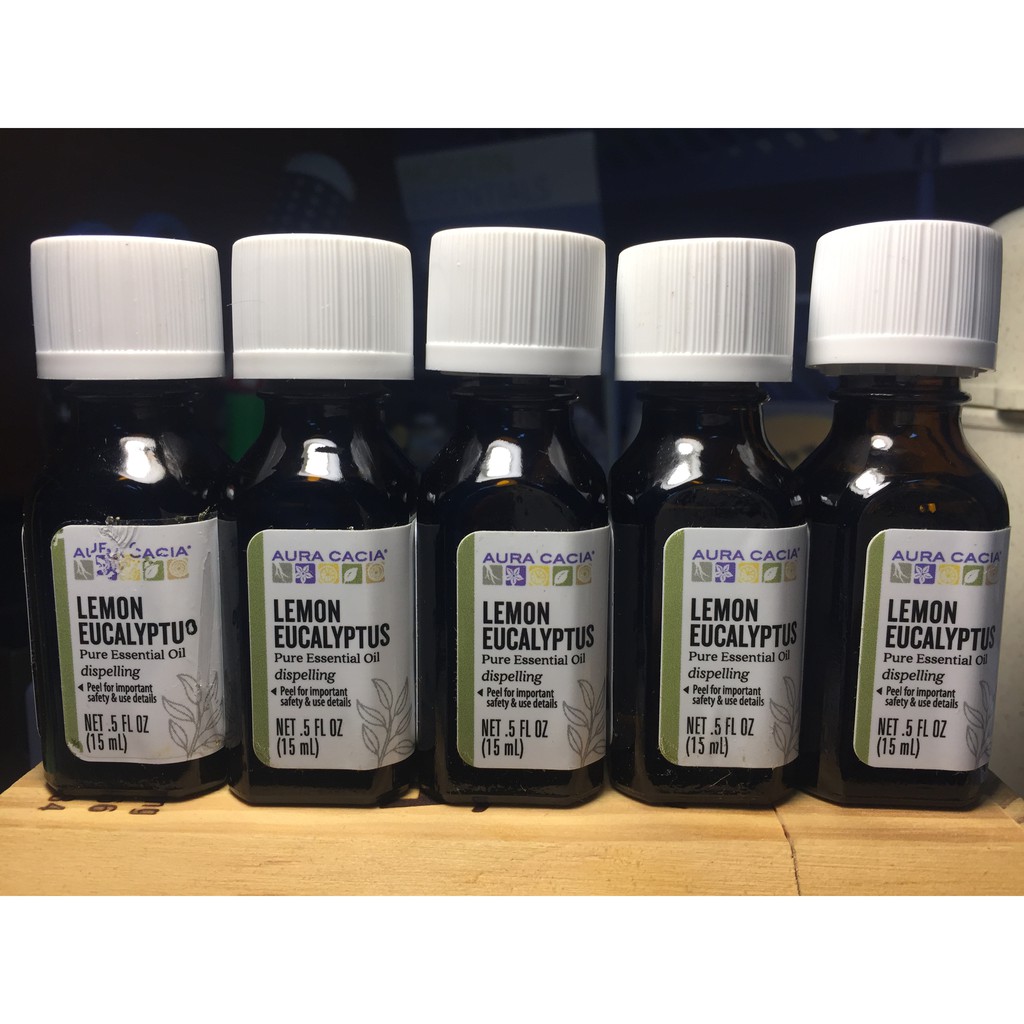 Aura Cacia Lemon Eucalyptus 15ml - Tinh dầu bạch đàn chanh