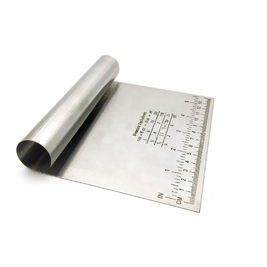 vét/cắt bột cán gỗ lưỡi bằng thép không gỉ