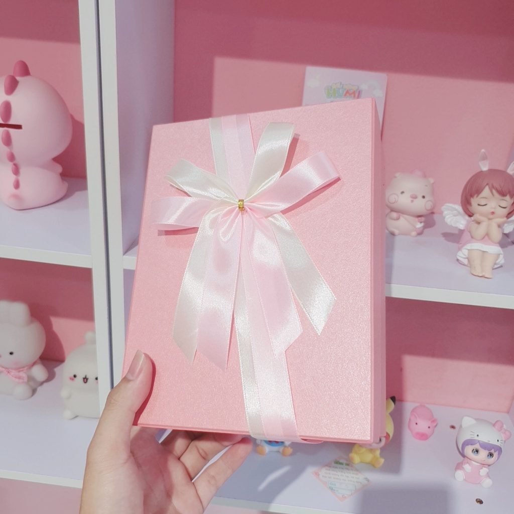 Combo Hộp Gói Quà Gấu Bông Kèm Thiệp Sang Trọng Dễ Thương Đa Dạng