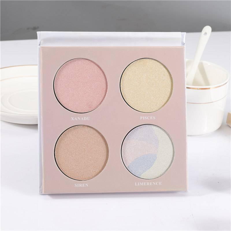 Phấn bắt sáng 4 Màu Guicami ánh nhũ lấp lánh chất mềm mịn tiện dụng cho mũi và cơ thể