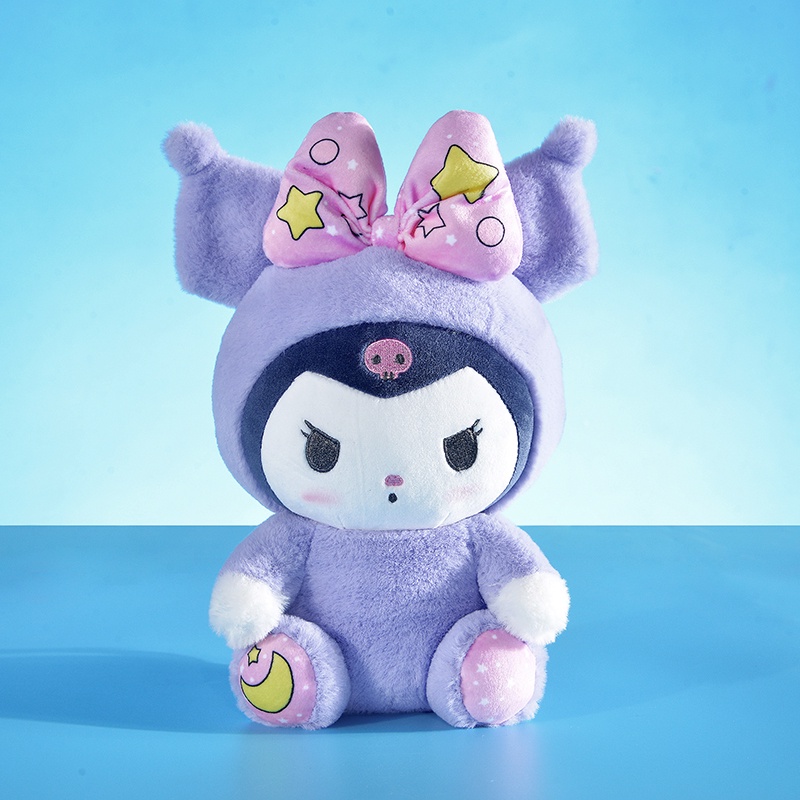 Thú Nhồi Bông Hình Nhân Vật Hoạt Hình Sanrio Sakura Kuromi Mymelody Kitty Cinnamoroll 23cm