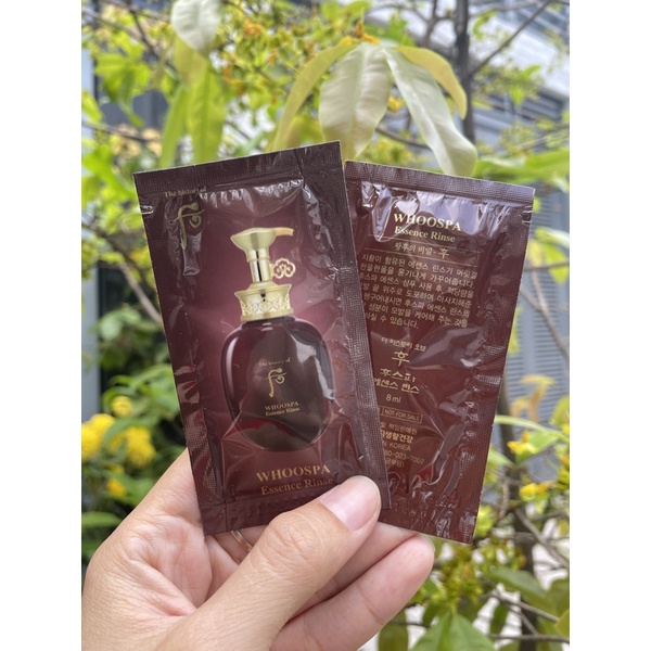 Dầu xả đông y tạo độ bóng mượt tóc Whoo Spa Essence Rinse gói 8ml