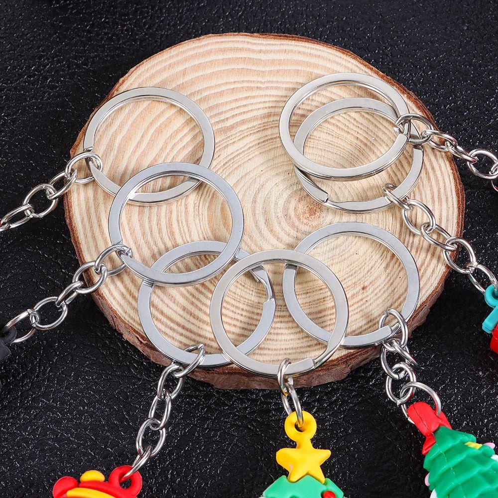 Hộp Quà Giáng Sinh Có Móc Khóa Hình Ông Già Noel Dễ Thương
