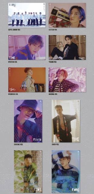 CÓ SẴN, Poster Super Junior nhóm và lẻ Timeslip, Replay và Pause