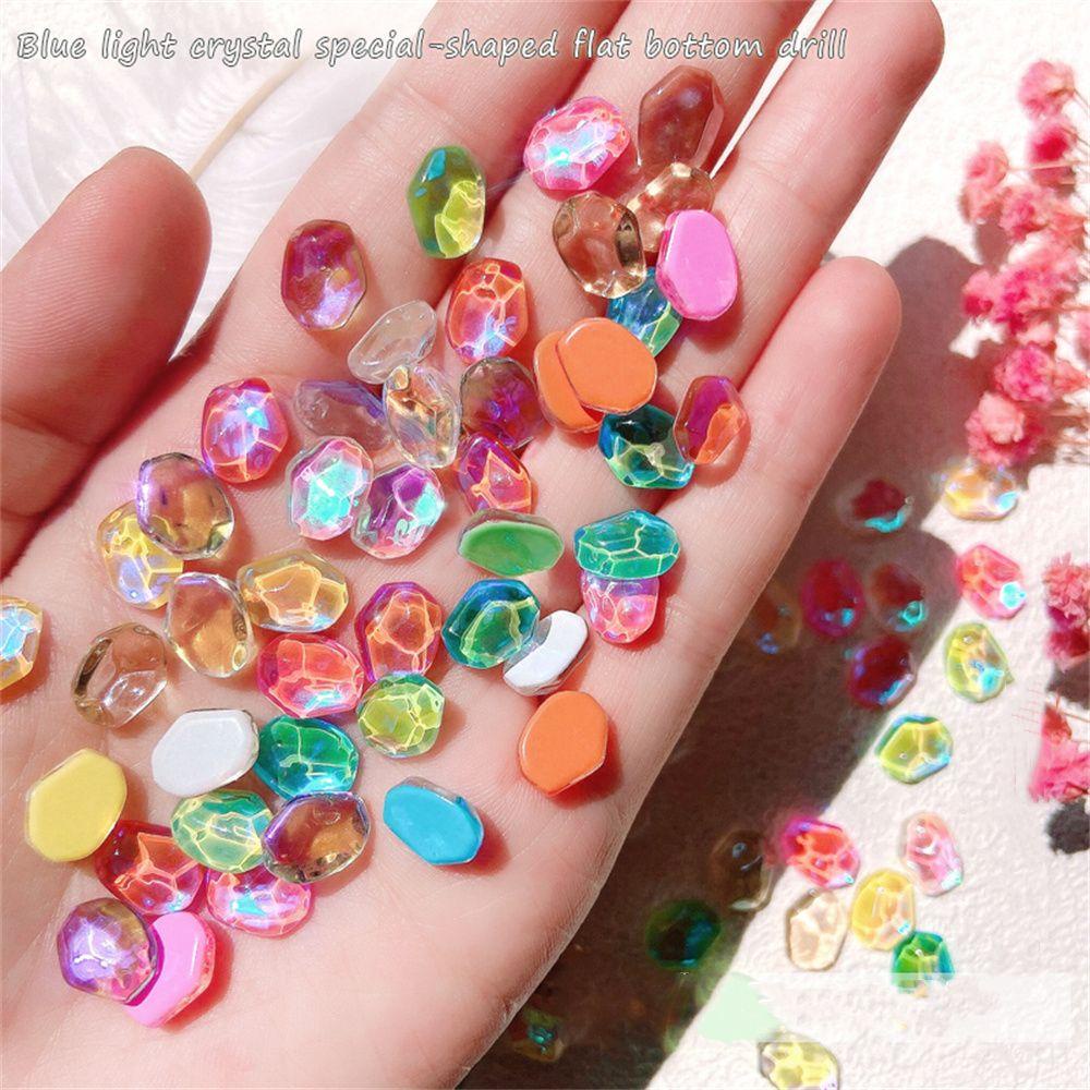 5 Cây Hoa Hồng Trang Trí Móng Tay|Bùa|Khối Đá Aurora Flatback|Phụ Kiện Trang Trí Móng Tay Nghệ Thuật
