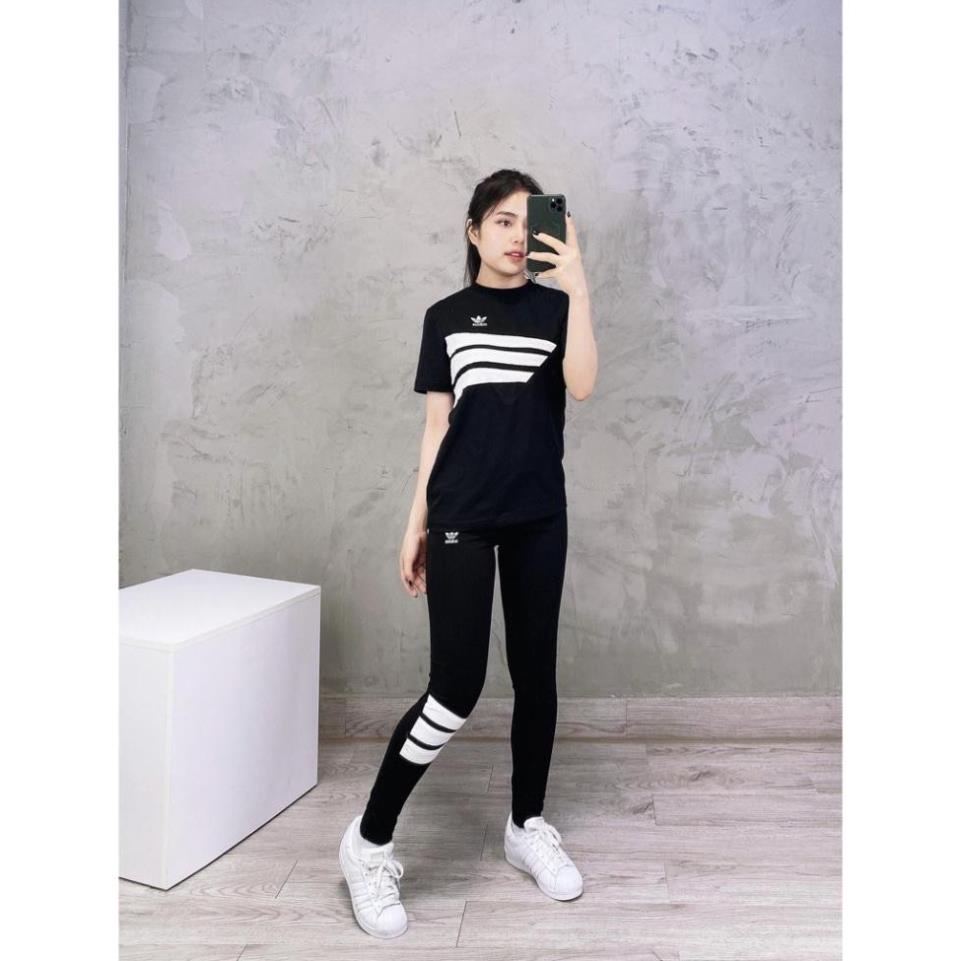 Quần Tập Gym Nữ [Legging] Das 3 Vệt Chân Năng Động [ĐỒ TẬP]