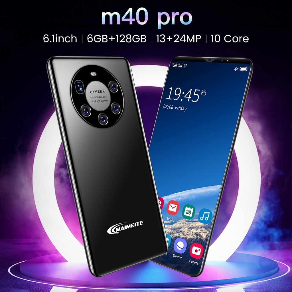 Đang bán điện thoại di động thông minh Mate40 PRO 5g di động 6GB + 128GB 6.1 inch android điện thoại mới