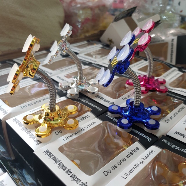 Hít Điện Thoại Hoa - Kê điện thoại đa năng - đế hít 360 độ