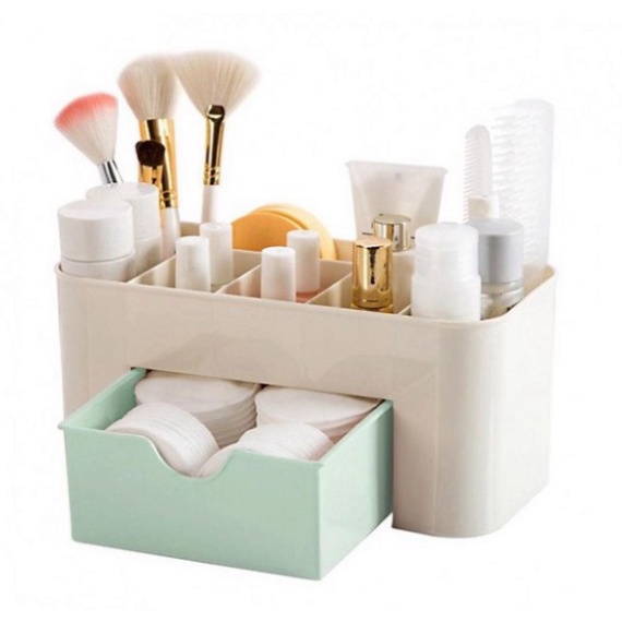 Kệ Nhựa Đựng Mỹ Phẩm Nhiều Ngăn Có Ngăn Kéo tiện ích Khay Để Mỹ Phẩm Con Gái Phụ Nữ làm đẹp Phụ Kiện Trang Điểm | BigBuy360 - bigbuy360.vn