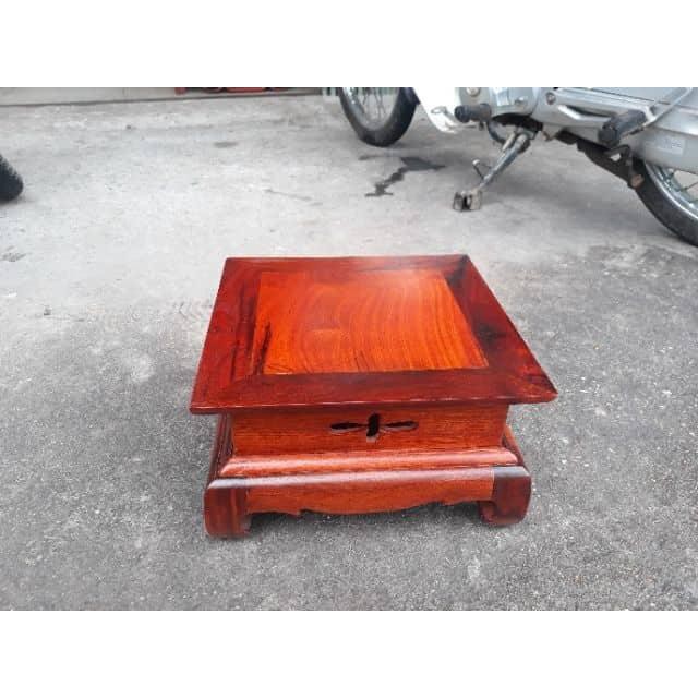 Kỉ vuông gỗ hương kệ các vận dụng trong nhà chắc chắn đẹp mặt 25cm