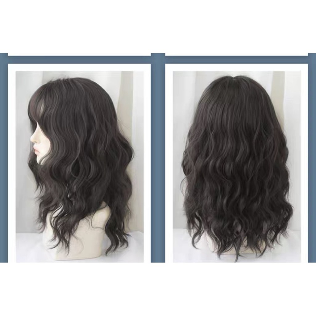 Tóc giả nữ cả đầu 🤗FREESHIP🤗 Tóc giả nguyên đầu xù lửng
