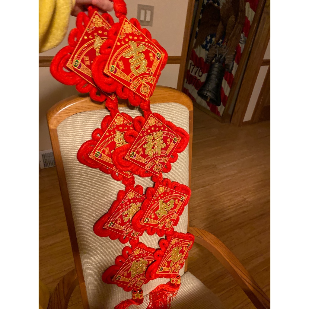 Dây Treo Trang Trí Chúc Mừng Năm Mới Phong Cách Trung Hoa