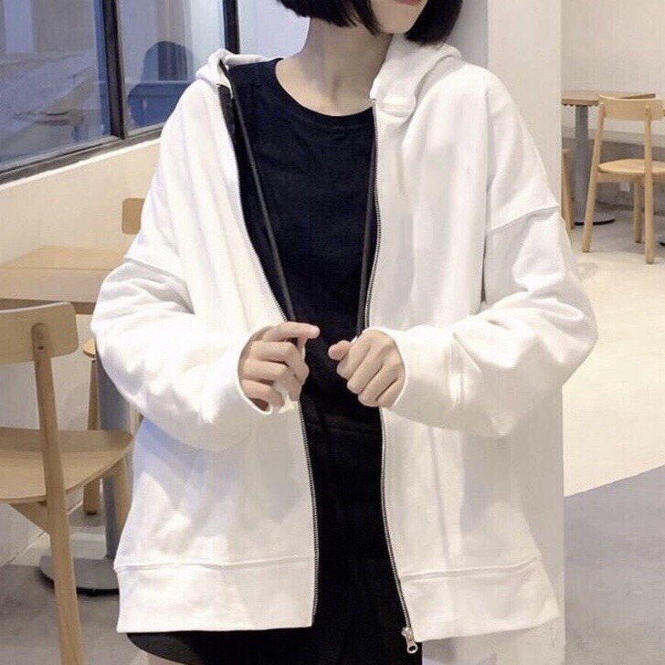 Áo KHOÁC Hoodie TRƠN 3 Màu Nam Nữ Ulzzang Unisex 123shop | BigBuy360 - bigbuy360.vn