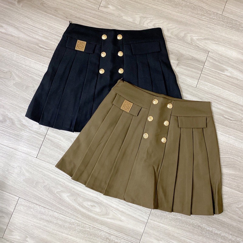 [ Mã WASTRUN4 giảm 10% tối đa 30K đơn 99K] Chân váy dạ xếp ly xòe túi nắp, Chân váy dạ cạp cao CV2013 - NhiNhi Shop | BigBuy360 - bigbuy360.vn