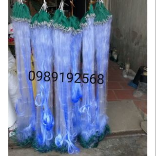 Lưới đánh cá 3 lớp then 3, then 4, then 5 cao dài 100m bắt cá rô phi, trắm ,chép