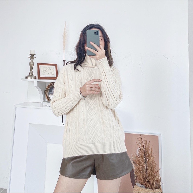 áo len Thừng cổ lọ | BigBuy360 - bigbuy360.vn