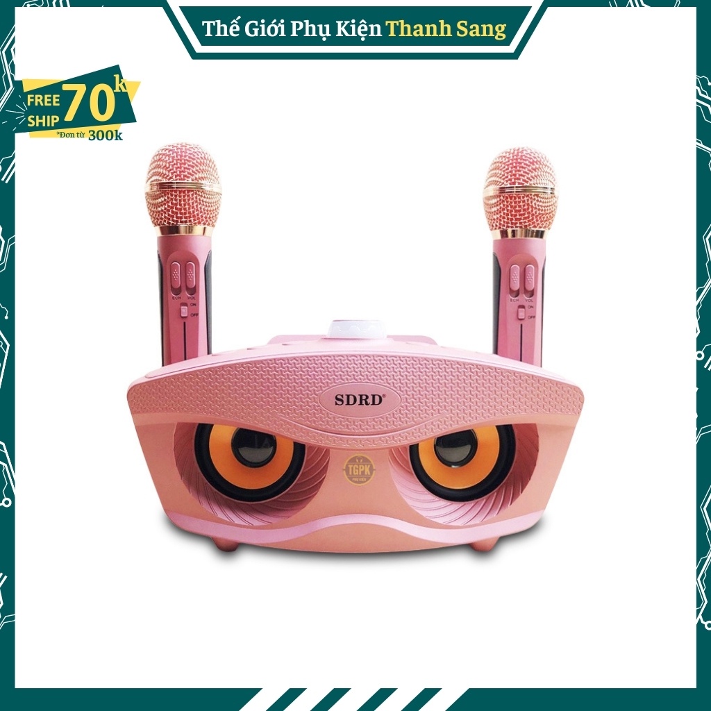 Loa Karaoke Bluetooth SDRD SD-306 | Tặng kèm 2 Micro không dây tiện lợi | Bảo hành lỗi 1 đổi 1