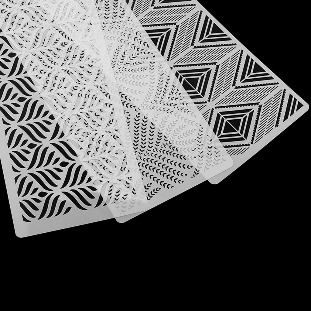 Khuôn Rây Đường Bằng Nhựa DIY Phong Cách Bohemian