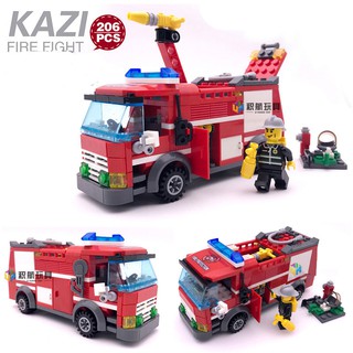 Xe cứu hỏa Kazi 1054 đồ chơi lắp ráp
