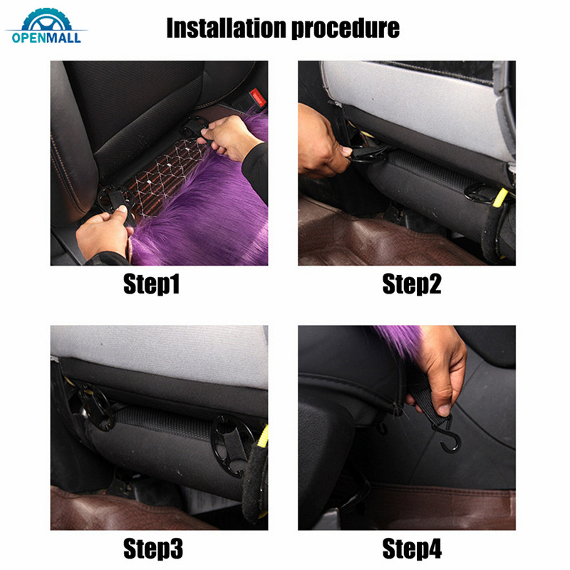 Đệm lông mềm lót ghế ngồi xe hơi tiện dụng