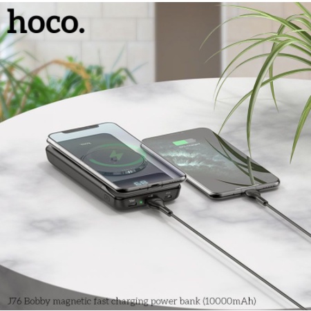 Pin Sạc Dự Phòng Không Dây, Sạc Nhanh Hoco J76 - 10.000mAh (QC3.0 và PD20W) - Bảo Hành 6 Tháng