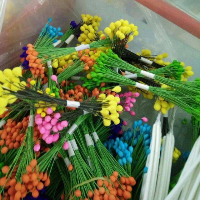 Nhị kẽm đủ màu ( tép nhỏ)