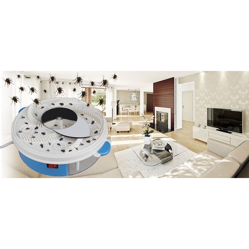 [FREESHIP] Máy Bắt Ruồi Tự Động Thông Minh, Máy Bắt Ruồi Chạy Điện Không Dùng Hóa Chất.